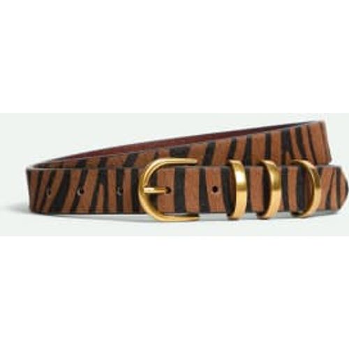 Womens Animal-Print Leather Belt - - M&S X SIENNA MILLER - Modalova