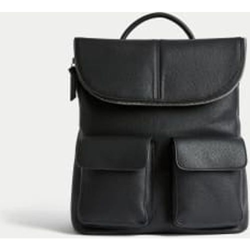 Womens Faux Leather Backpack - - M&S Collection - Modalova