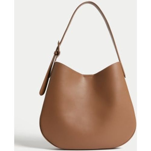 Womens Faux Leather Shoulder Bag - - M&S Collection - Modalova