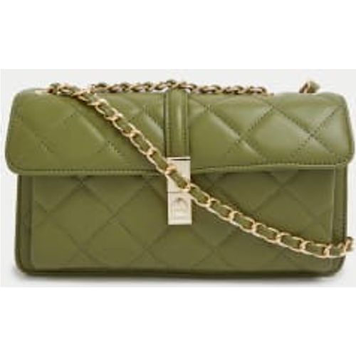 Womens Quilted Chain Strap Cross Body Shoulder Bag - - M&S Collection - Modalova