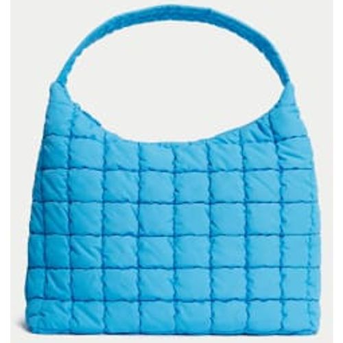 Womens Nylon Quilted Shoulder Bag - - M&S Collection - Modalova