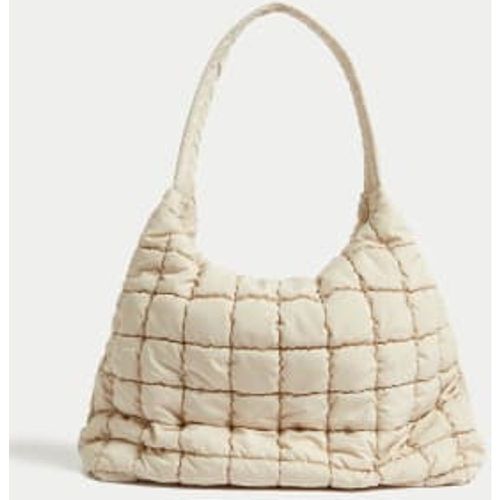 Womens Nylon Quilted Shoulder Bag - - M&S Collection - Modalova