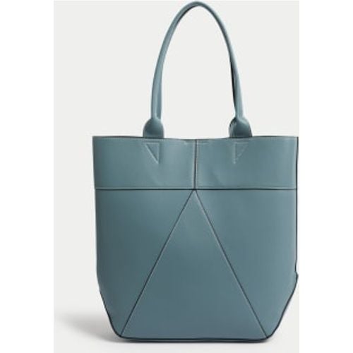 Womens Faux Leather Shopper - - M&S Collection - Modalova