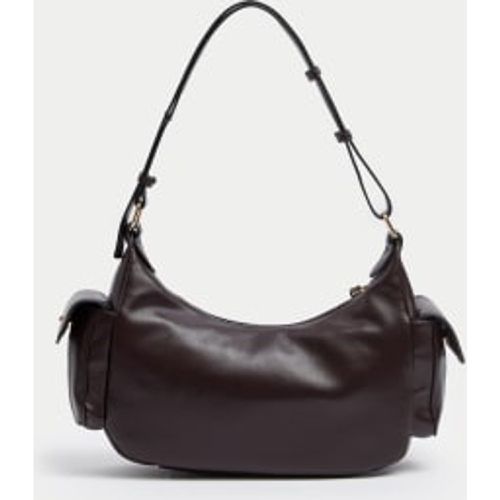 Womens Faux Leather Utility Shoulder Bag - - M&S Collection - Modalova