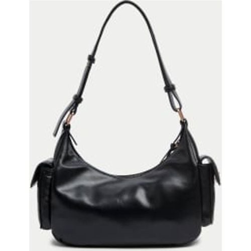 Womens Faux Leather Utility Shoulder Bag - - M&S Collection - Modalova