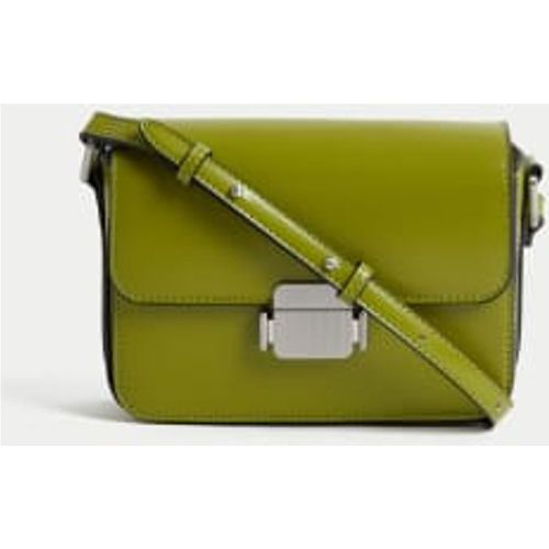 Womens Faux Leather Cross Body Bag - - M&S Collection - Modalova