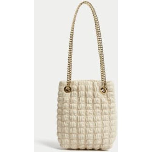 Womens Quilted Chain Strap Shoulder Grab Bag - M&S Collection - Modalova