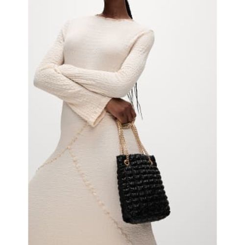 Womens Quilted Chain Strap Shoulder Grab Bag - M&S Collection - Modalova