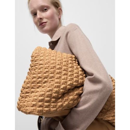 Womens Quilted Shoulder Bag - M&S Collection - Modalova