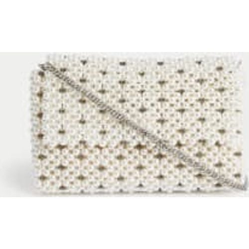 Womens Pearl Shoulder Bag - M&S Collection - Modalova