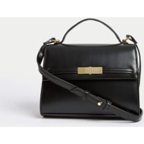 Womens Faux Leather Cross Body Bag - - M&S Collection - Modalova