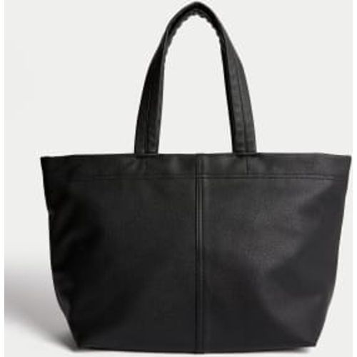 Womens Faux Leather Tote Bag - M&S Collection - Modalova