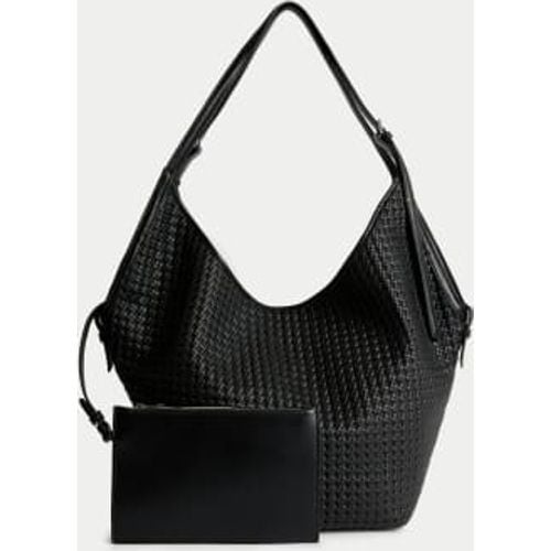 Womens Faux Leather Tote Bag - M&S Collection - Modalova