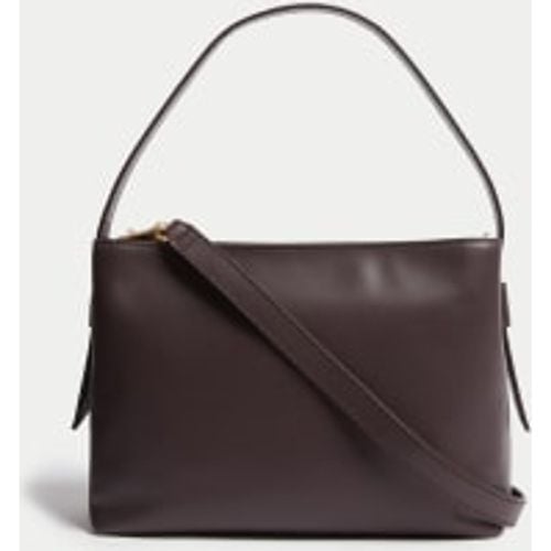 Womens Leather Top Handle Shoulder Bag - - M&S Collection - Modalova