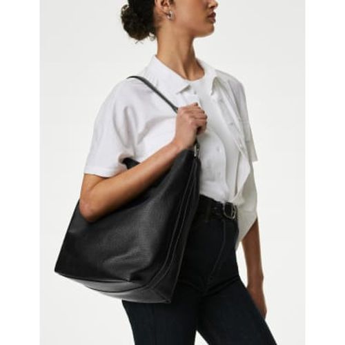 Womens Leather Shoulder Bag - - M&S Collection - Modalova