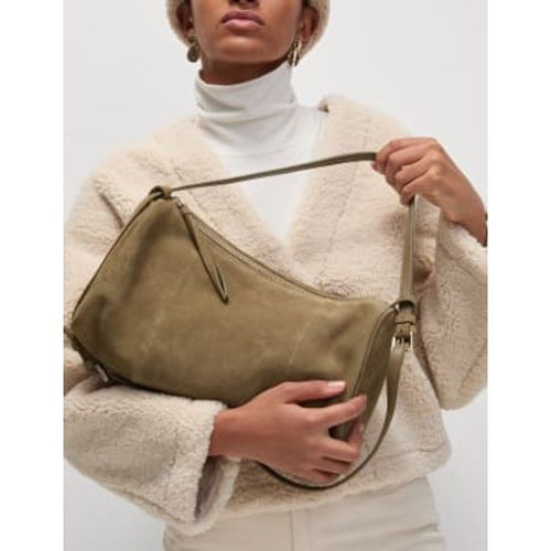 Womens Suede Shoulder Bag - M&S Collection - Modalova