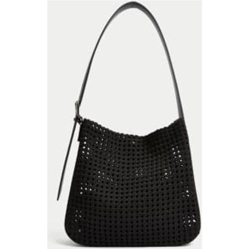 Womens Fabric Woven Shoulder Tote Bag - M&S Collection - Modalova