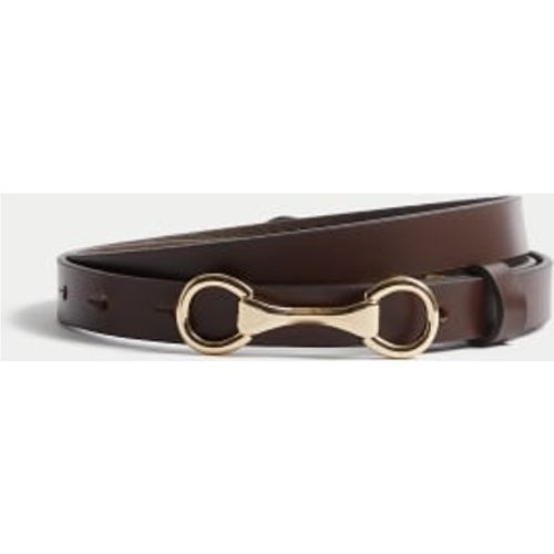 Womens Leather Snaffle Waist Belt - - M&S Collection - Modalova