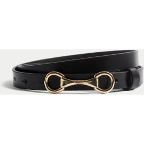 Womens Leather Snaffle Waist Belt - - M&S Collection - Modalova