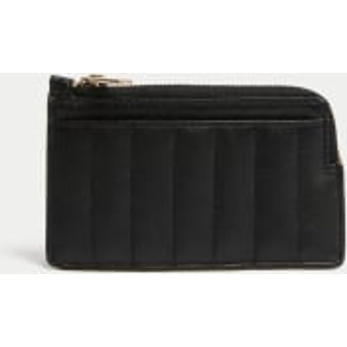 Womens Leather Zip Around Purse - - M&S Collection - Modalova