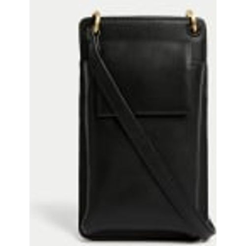 Womens Leather Phone Bag - - M&S Collection - Modalova