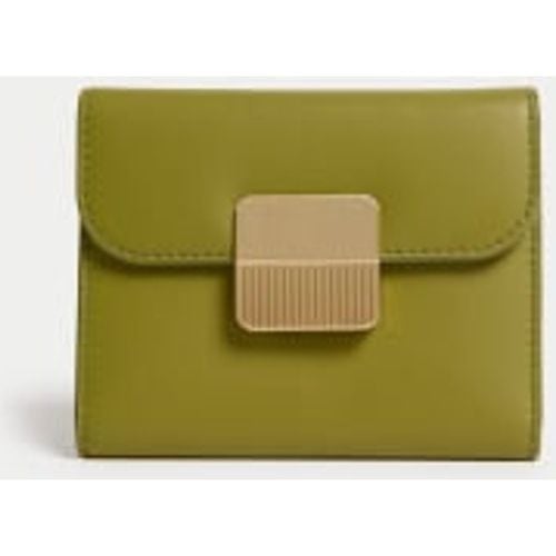 Womens Small Leather Foldover Purse - - M&S Collection - Modalova