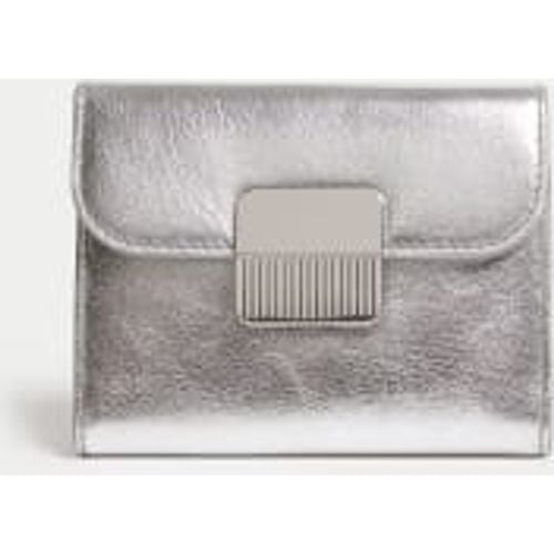 Womens Small Leather Foldover Purse - - M&S Collection - Modalova