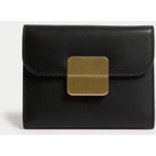 Womens Small Leather Foldover Purse - - M&S Collection - Modalova