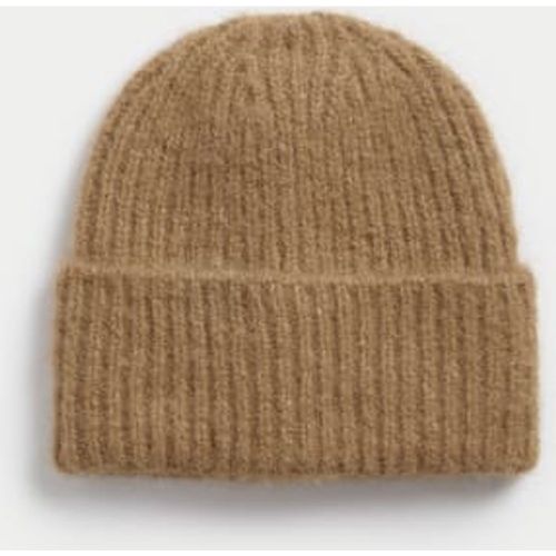 Womens Ribbed Beanie - M&S Collection - Modalova