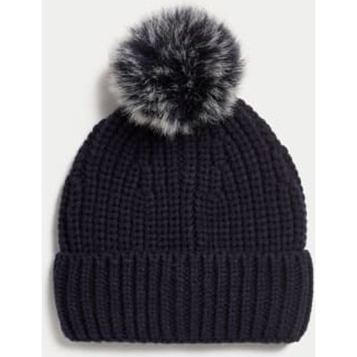 Womens Pom Pom Beanie - - M&S Collection - Modalova