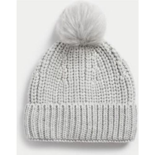 Womens Pom Pom Beanie - - M&S Collection - Modalova