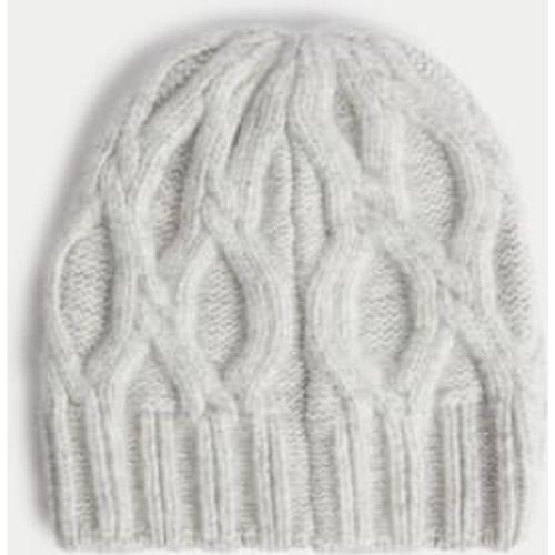 Womens Knitted Cable Beanie Hat - - M&S Collection - Modalova