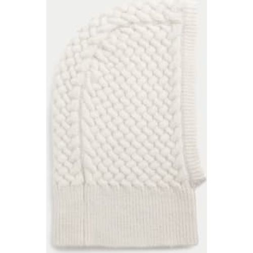 Womens Knitted Cable Balaclava Hat - - M&S Collection - Modalova