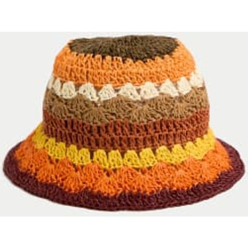 Womens Crochet Bucket Hat - - M&S Collection - Modalova