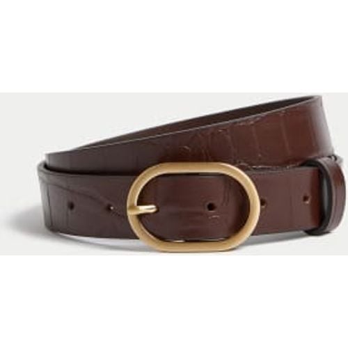 Womens Leather Jean Belt - - M&S Collection - Modalova