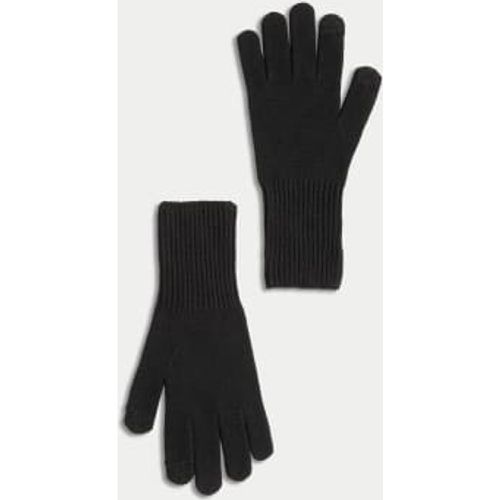 Womens Knitted Touchscreen Gloves - - M&S Collection - Modalova