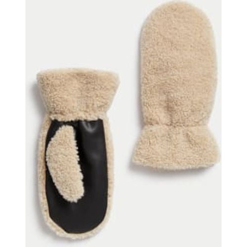 Womens Borg Lined Mittens - - M&S Collection - Modalova