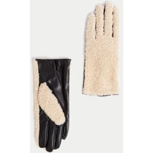 Womens Borg Gloves - - M&S Collection - Modalova