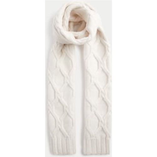 Womens Cable Knit Scarf - - M&S Collection - Modalova