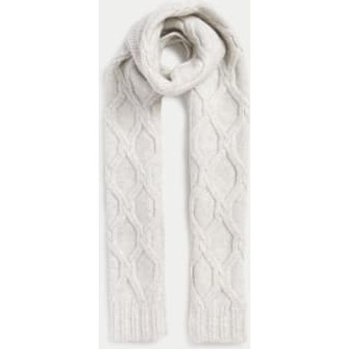 Womens Cable Knit Scarf - - M&S Collection - Modalova