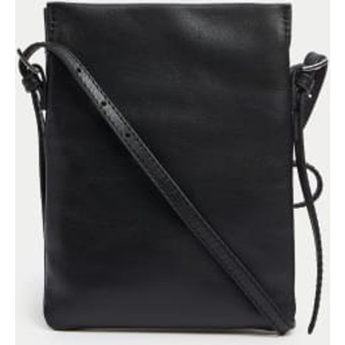 Womens Leather Buckle Detail Cross Body Bag - - Autograph - Modalova