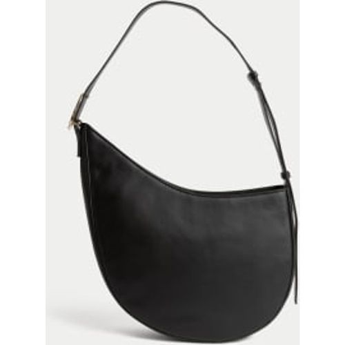 Womens Pure Leather Buckle Shoulder Bag - - Autograph - Modalova