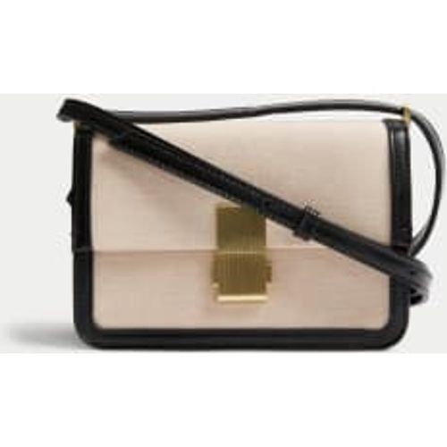 Womens Faux Leather Cross Body Bag - - M&S Collection - Modalova