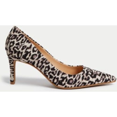 Womens Leopard Print Stiletto Heel Court Shoes - - M&S Collection - Modalova