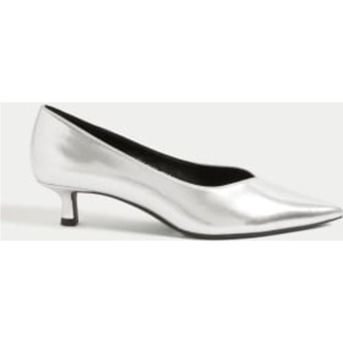 Womens Kitten Heel Pointed Court Shoes - - M&S Collection - Modalova