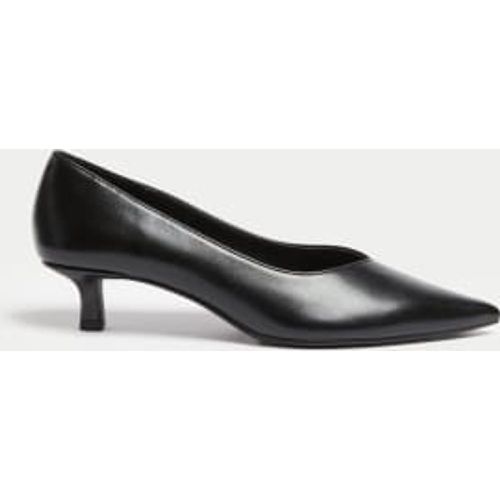 Womens Kitten Heel Pointed Court Shoes - - M&S Collection - Modalova