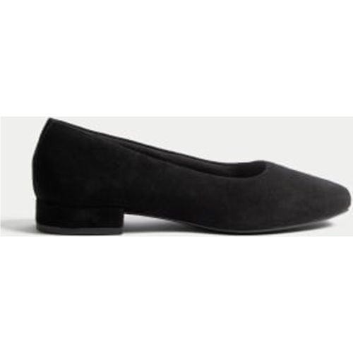 Womens Leather Block Heel Pumps - - M&S Collection - Modalova