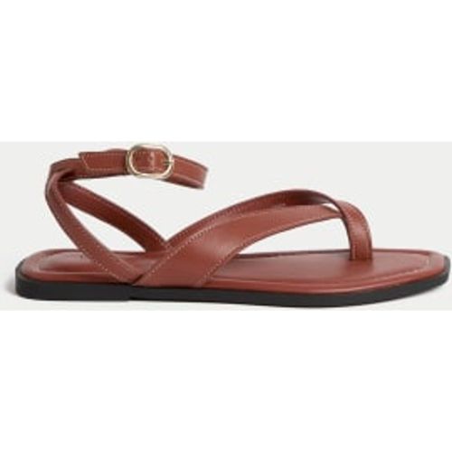 Womens Ankle Strap Buckle Flat Sandals - - M&S Collection - Modalova