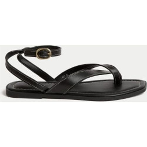 Womens Ankle Strap Buckle Flat Sandals - - M&S Collection - Modalova