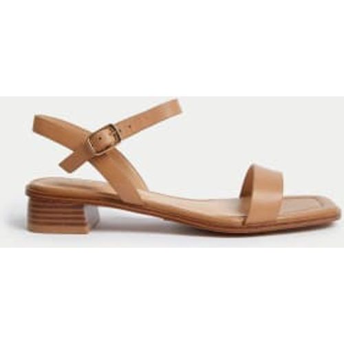 Womens Wide Fit Ankle Strap Block Heel Sandals - - M&S Collection - Modalova